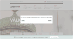 Desktop Screenshot of destinationuppsala.se
